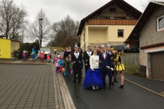 Effelder Kindergarten und Hausfasching 2017 in der Nachtigall